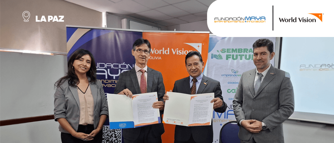 ¡ALIANZAS CONFIRMADAS! World Vision Bolivia se suma a las acciones de Fundación Maya