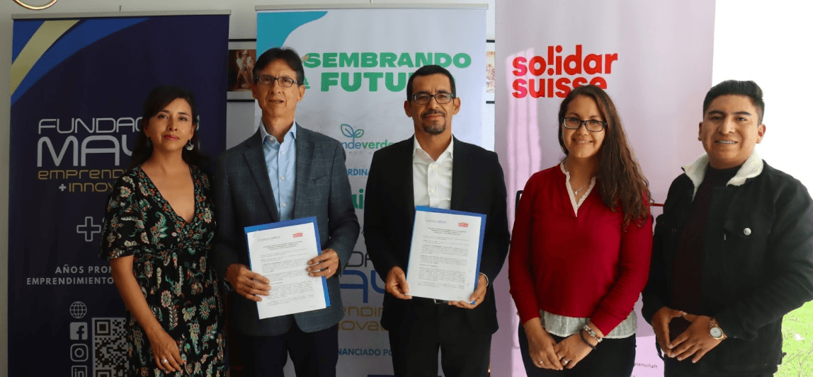 Conexiones que transforman: Solidar Suisse y Fundación Maya cierran un acuerdo clave para potenciar el ecosistema emprendedor